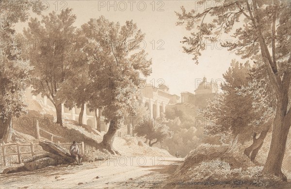 View of Ariccia, 1853.