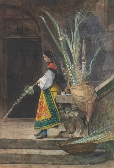 Palm Sunday in Spain, 1873.