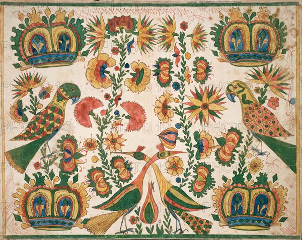 Fraktur, ca. 1770-1800.