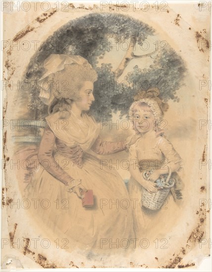 Mrs. Morgan and her Child, 1785.