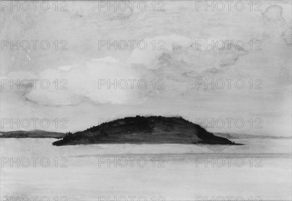 Sheep Porcupine Island, Bar Harbor, Maine, Evening Study, August 29, 1896, 1896.