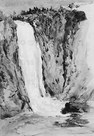 Montmorency Falls, Canada, 1850.