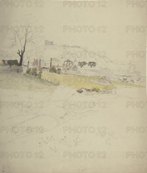 View of a Colliery at the Edge of a Town, 1840-49.