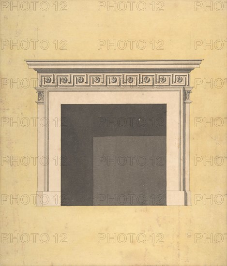 Design for a Chimneypiece, late 18th-early 19th century.