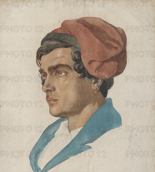 Head Study of a Fisherman from Capri, ca. 1849.