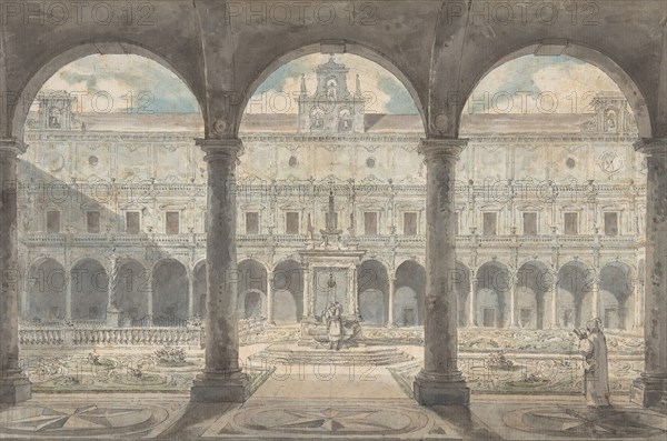 Cloister of the Certosa di San Martino, Naples, ca.1777-1779.