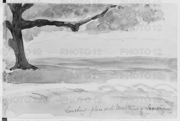 Landscape with Mountains of Samaria, 1904 (from Sketchbook), 1904.