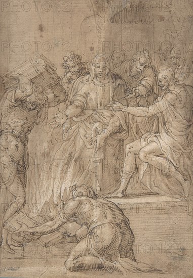The Cumaean Sibyl before Tarquin the Proud, 16th century.