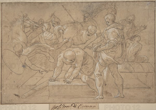 Historical Scene (Composition Study for Chapelle de Guise), 16th century.