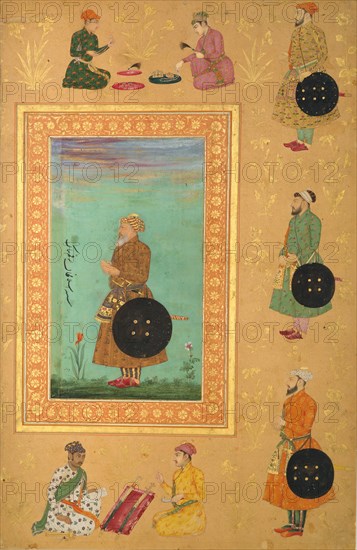 Portrait of Islam Khan Mashhadi, 17th century.