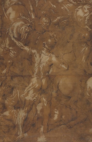Battle Scene, n.d..