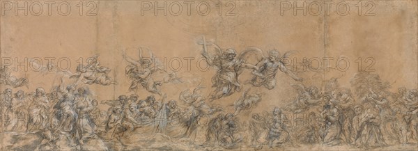 Study for Angels Sealing the Foreheads of the Children of Israel in Saint Peter's Basilica, 1652.