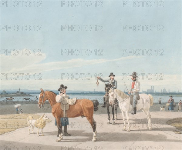 Horsemen near Munich, 1830.