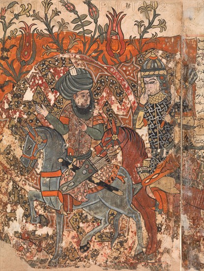 Burzuya's Mission Folio 5v, 6r from a Kalila Wa Dimna of Bidpai, 18th century.