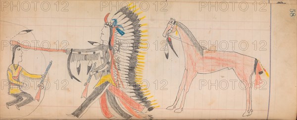 Maffet Ledger: Drawing, ca. 1874-81.