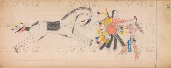 Maffet Ledger: Drawing, ca. 1874-81.