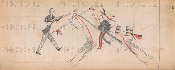 Maffet Ledger: Drawing, ca. 1874-81.