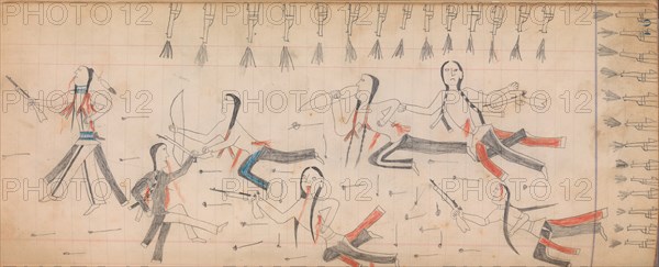 Maffet Ledger: Drawing, ca. 1874-81.