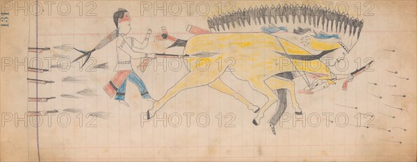 Maffet Ledger: Drawing, ca. 1874-81.