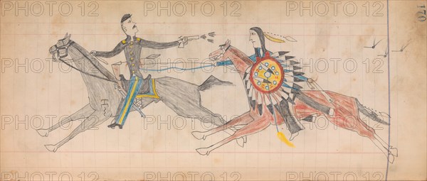 Maffet Ledger: Drawing, ca. 1874-81.