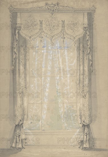 Design for Curtains, 1841-1917.