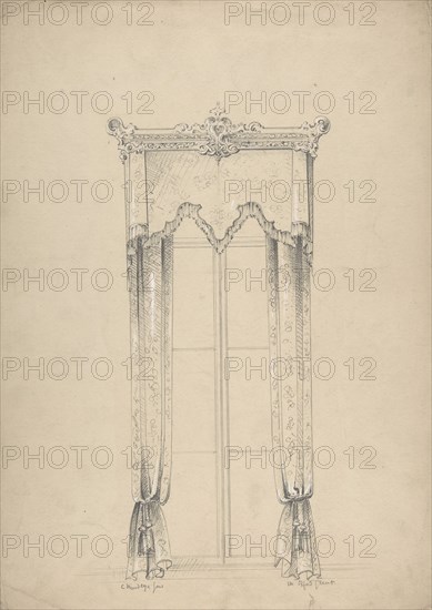 Design for Curtains, 1841-84.