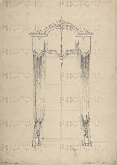 Design for Curtains, 1841-84.