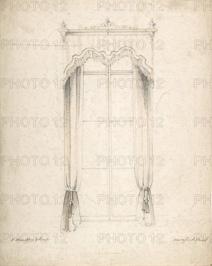 Design for Curtains, 1841-84.