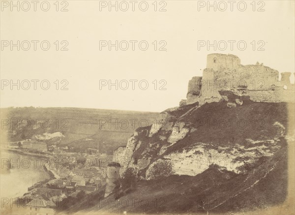 Village of Andelys - Chateau Gaillard, Coeur de Lion, 1856.