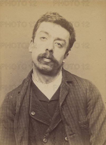 Belloti. Louis. 28 ans, né à Turin. Camelot. Anarchiste. 18/3/94., 1894.