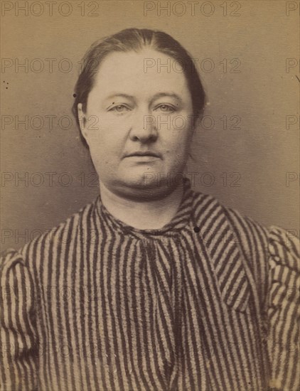 Bertout. Marie, Ismérie. 41 ans, née à Reims. Marchande de vins. Pas de motif. 26/2/94., 1894.