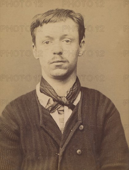 Zisly. Henri, Gabriel. 21 ans, né à Paris IVe. Employé de commerce. Anarchiste. 26/2/94., 1894.