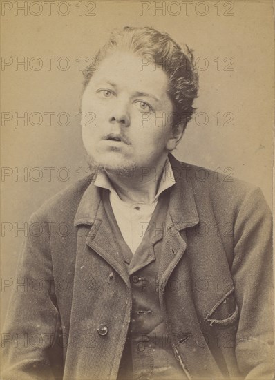 Lefebvre. Eugène, Anatole. 28 ans, né le 2/7/66 à St Pierre (Eure). Sculpteur sur bois. Anarchiste. 2/7/94. , 1894.