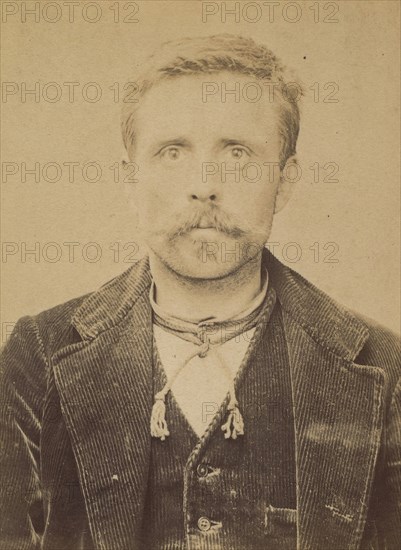 Moreau. Louis. 40 ans, né le 22/10/53 à Villiers (Nièvre). Tailleur de pierre. Anarchiste. 2/7/94. , 1894.