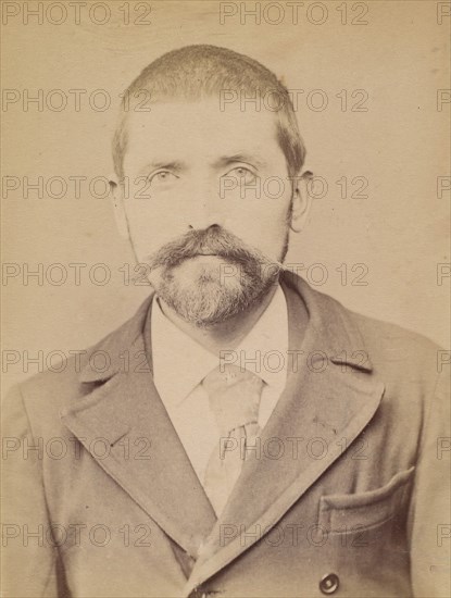 Thirion. Louis, Joseph. 31 ans, né à Autrey (Vosges). Journaliste. Anarchiste. 4/3/94., 1894.