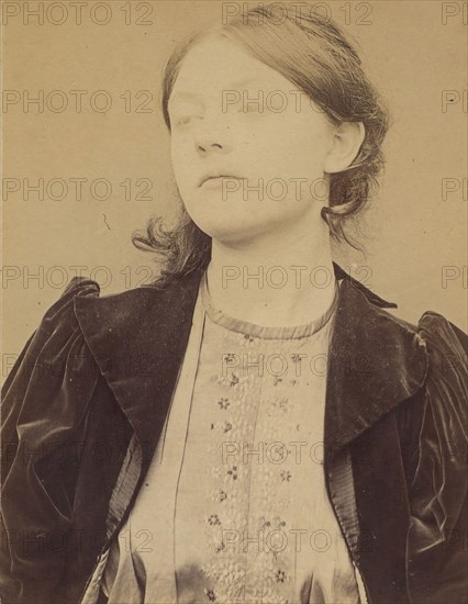 Schrader. Minna, Appoline. 19 ans, née à Paris XIe. Sculpteur. Association de malfaiteurs. 24/3/94. , 1894.