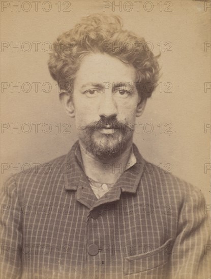 Grugeau. Alfred, Alphonse. 26 ans, né à Tours (Indre & Loire). Cordonnier. Anarchiste. 9/3/94. , 1894.