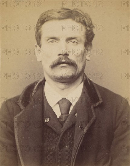 Parisot. Louis. 37 ans, né à Saint-Avalet (Moselle). Employé au "Petit Journal". Anarchiste. 2/3/94. , 1894.