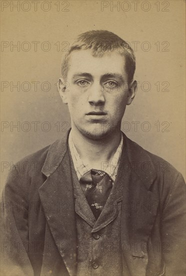 Peticolin. Henri. 23 ans, né le 8/6/71 à Goersdorf (Bas-Rhin). Vernisseur. Anarchiste. 2/7/94. , 1894.