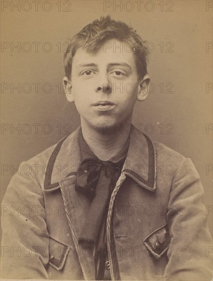Véret. 0ctave-Jean. 19 ans, né à Paris XXe. Photographe. Anarchiste. 2/3/94., 1894.