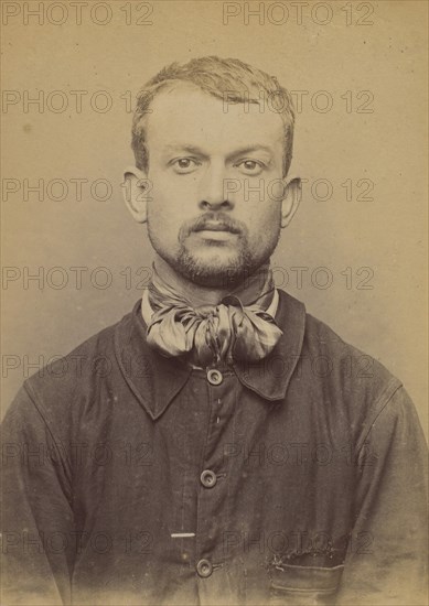 Guerlinger. Pierre. 28 ans, né le 31/5/65 à St-Avold (Moselle). Journalier. Anarchiste. 14/4/94. , 1894.