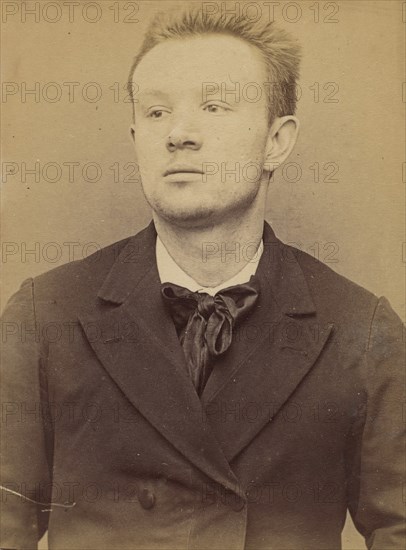 Chaumelin. Odilon. 22 ans, né à Paris VIe. Publiciste. Anarchiste. 24/3/94. , 1894.