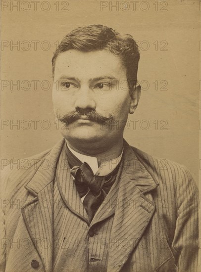 Bossard. Célestin. 33 ans, né le 5/3/61 à Gonbretière (Vendée). Cordonnier. Anarchiste. 2/7/94, 1894.