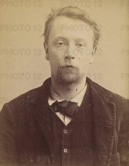 Hébert. Georges, Henri. 27 (ou 29) ans, né à Bayeux (Calvados). Menuisier. Anarchiste. 23/4/92. , 1892.