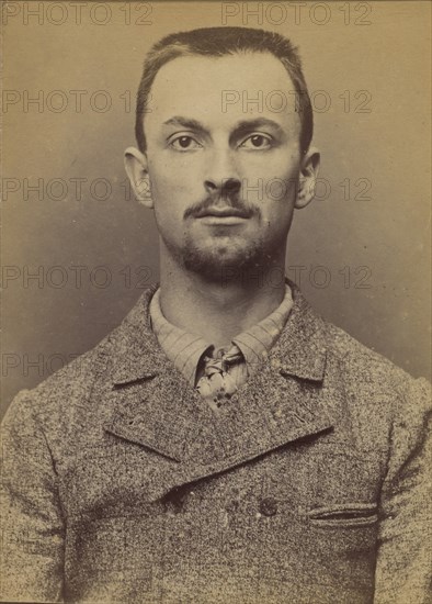 Chambon. Raoul. 20 ans, né le 3/7/73 à Valréas (Vaucluse). Graveur. Anarchiste. 26/5/94., 1894.