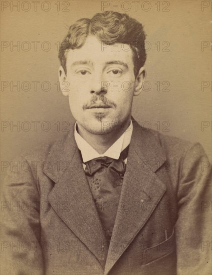 Hostenbock. Joseph, Louis. 22 ans, né à Bruxelles (Belgique). Coiffeur. Anarchiste. 26/2/94., 1894.