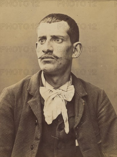 Landschoot. Edouard. 27 ans, né le 6/8/67 à Paris. Bijoutier. Anarchiste. 2/7/94., 1894.