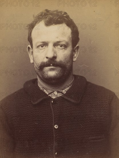 Heurteaux. Auguste. 31 ans, né à Paris Xe. Polisseur. Anarchiste. 3/3/94., 1894.