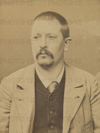 Benoit. Joseph, Alexandre. 33 ans, né le 9/6/61 à Paris XIIIe. Potier d'étain. Anarchiste. 2/7/94. , 1894.