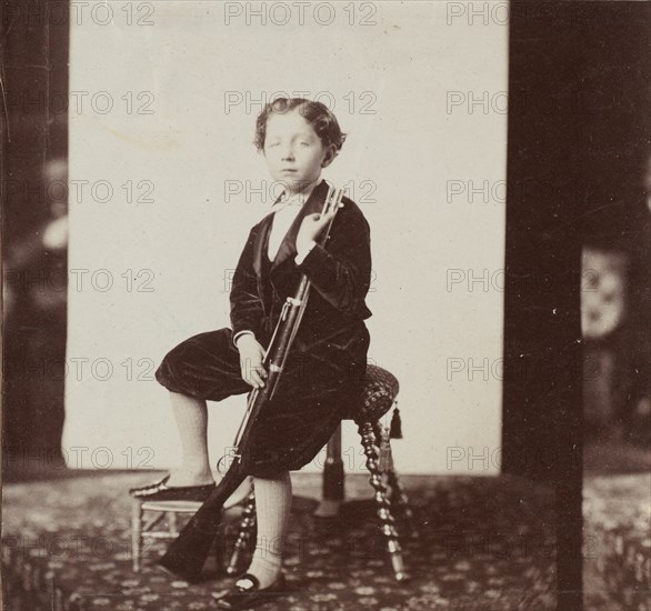 [Imperial Prince with Gun], 1865-66.